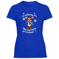 Ipswich Blue & White Christmas Reindeer Women's Tshirt