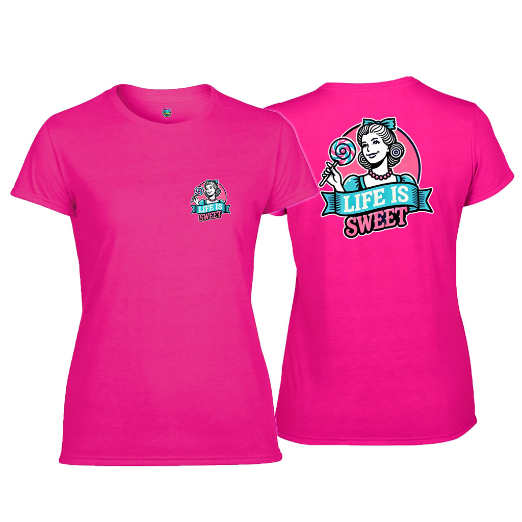 Candy Cabs Life Is Sweet 'Lady' Women's Tshirt