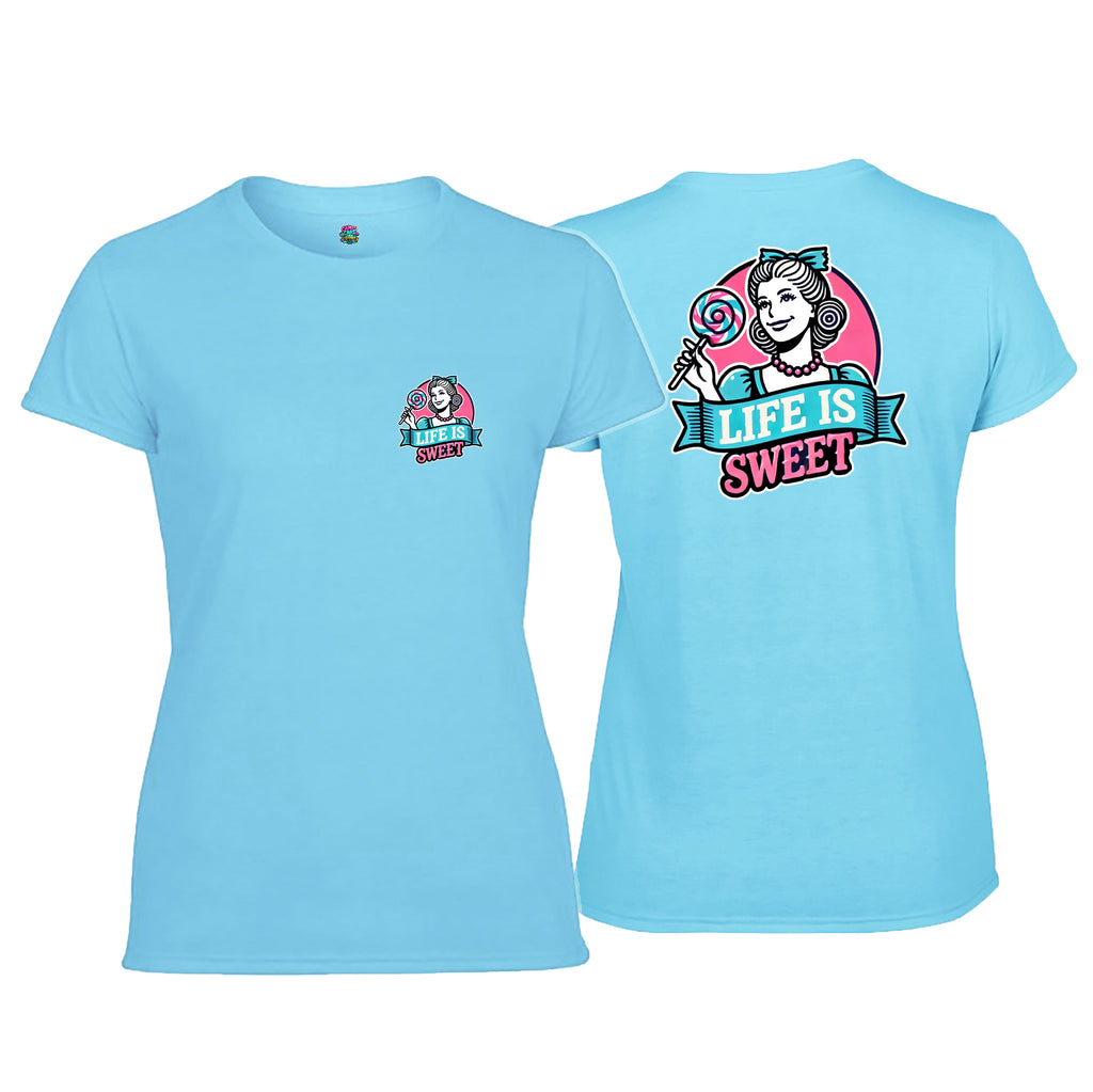 Candy Cabs Life Is Sweet 'Lady' Women's Tshirt