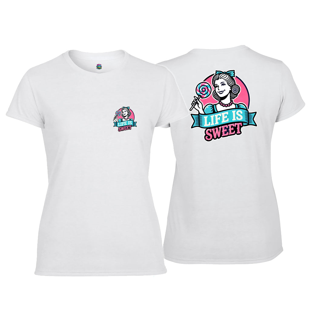 Candy Cabs Life Is Sweet 'Lady' Women's Tshirt