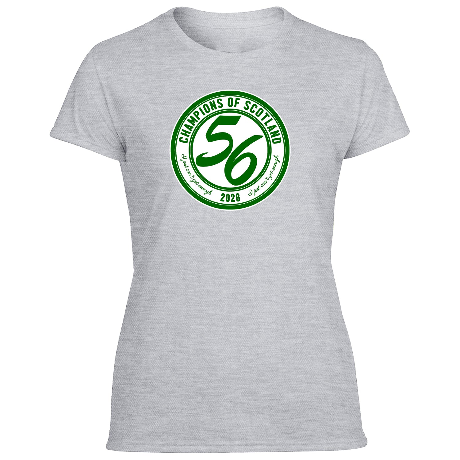 Celts Champions 56 Times Large Crest Women's Tshirt