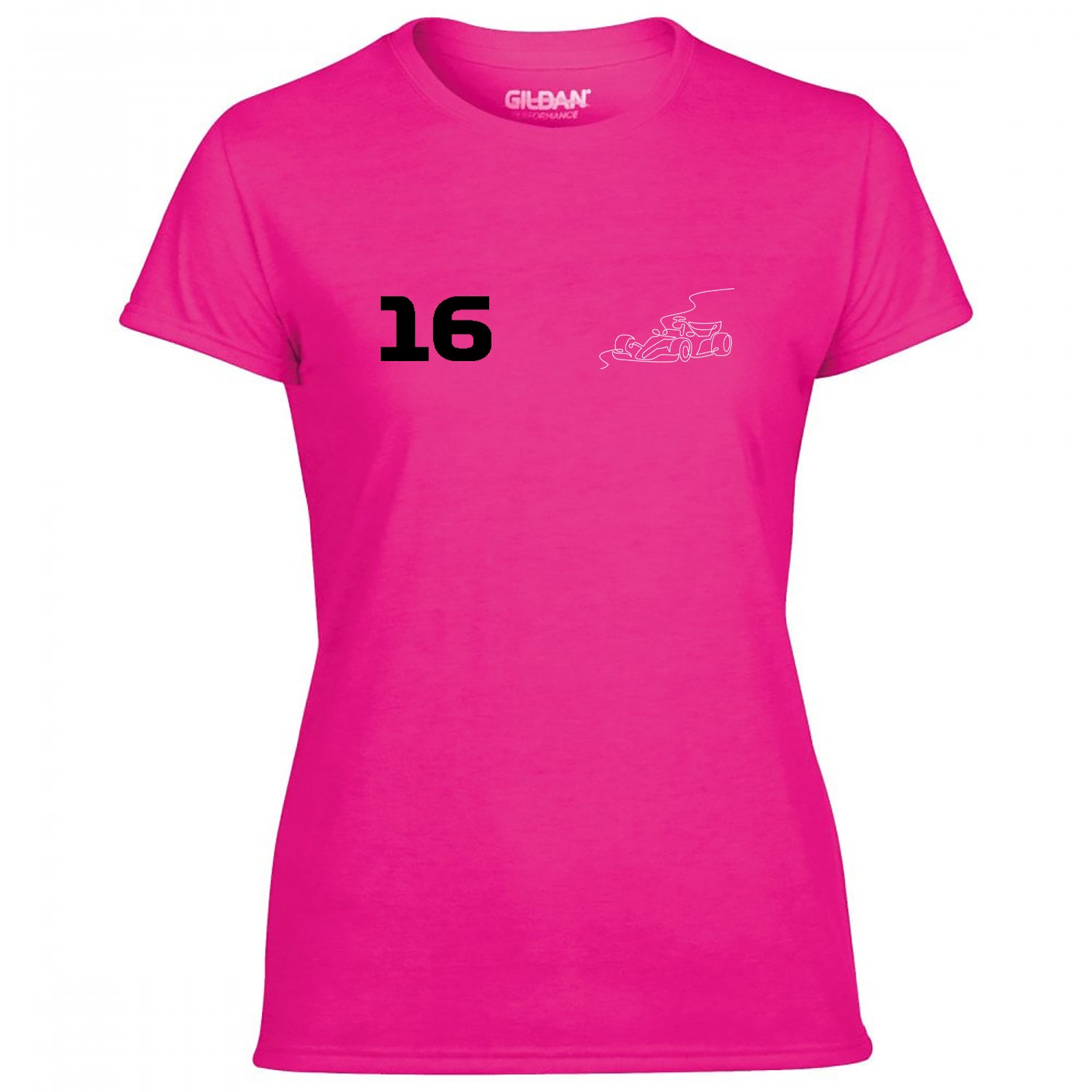 Race Car Driver 16 Pocket Abstract Women's Tshirt