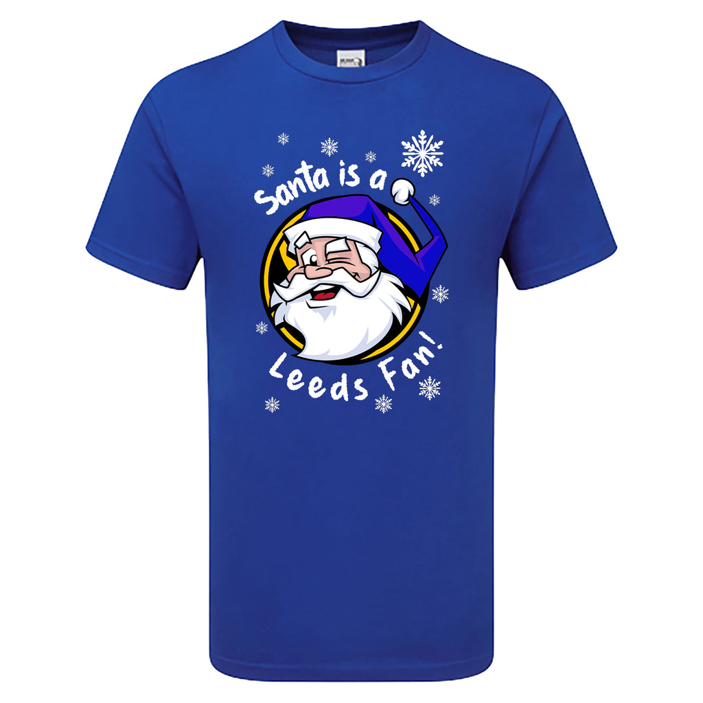 Santa Is A Leeds Fan! Men's Tshirt