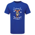 Leeds Blue & Yellow Christmas Reindeer Men's Tshirt