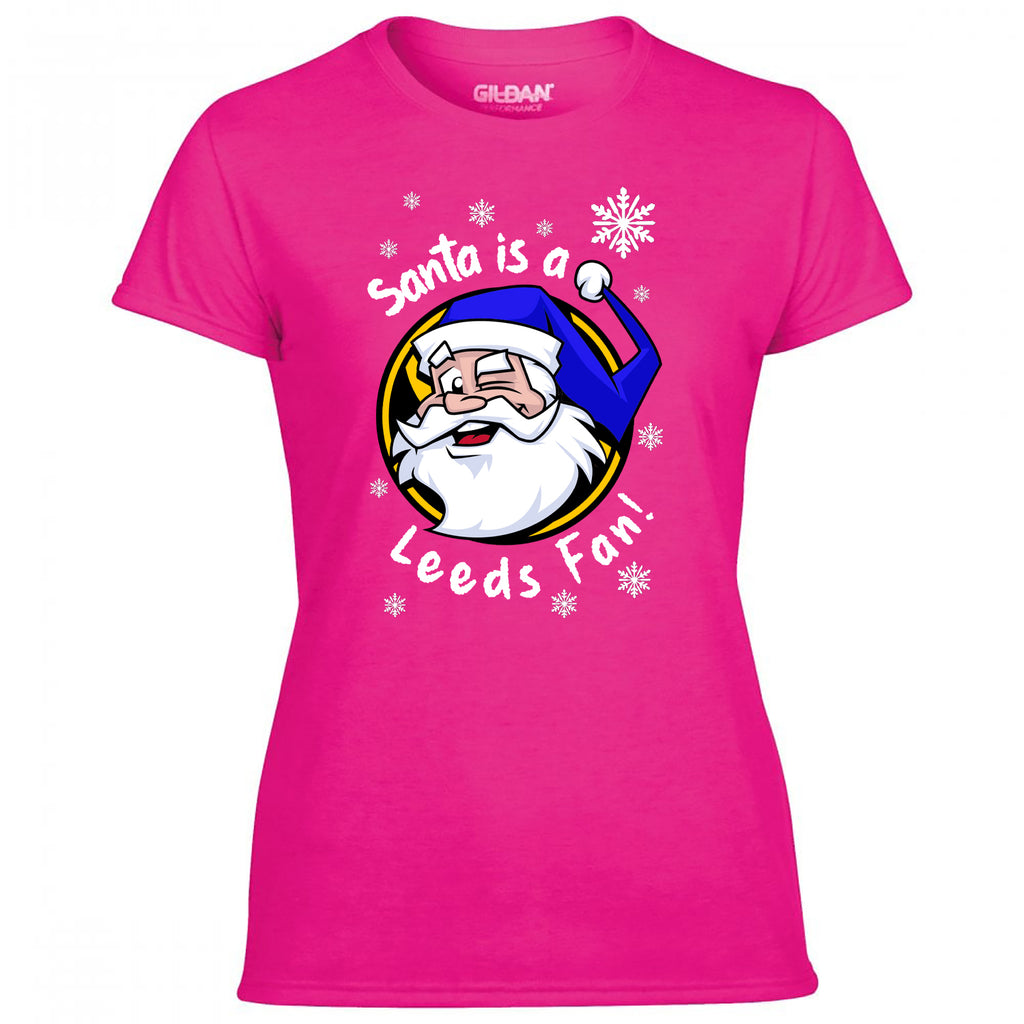 Santa Is A Leeds Fan! Women's Tshirt