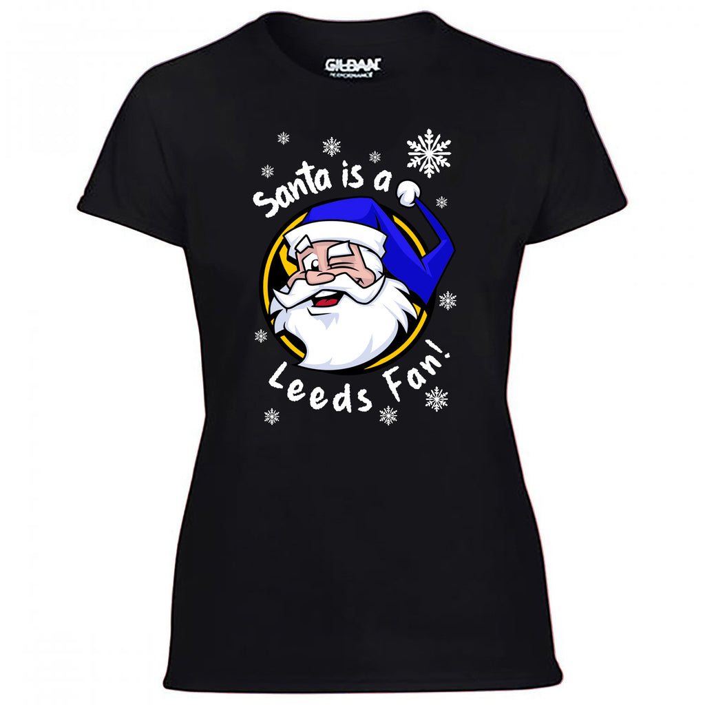 Santa Is A Leeds Fan! Women's Tshirt