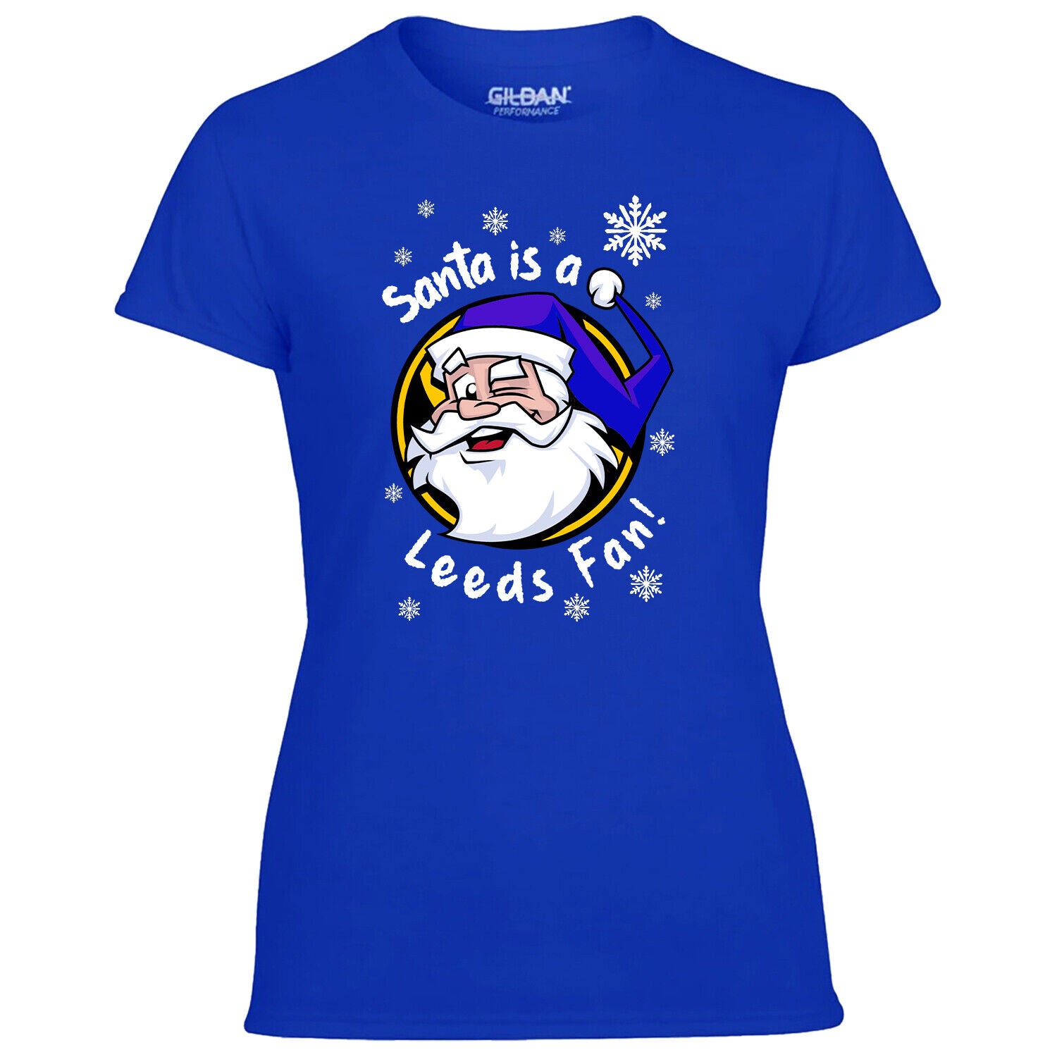 Santa Is A Leeds Fan! Women's Tshirt