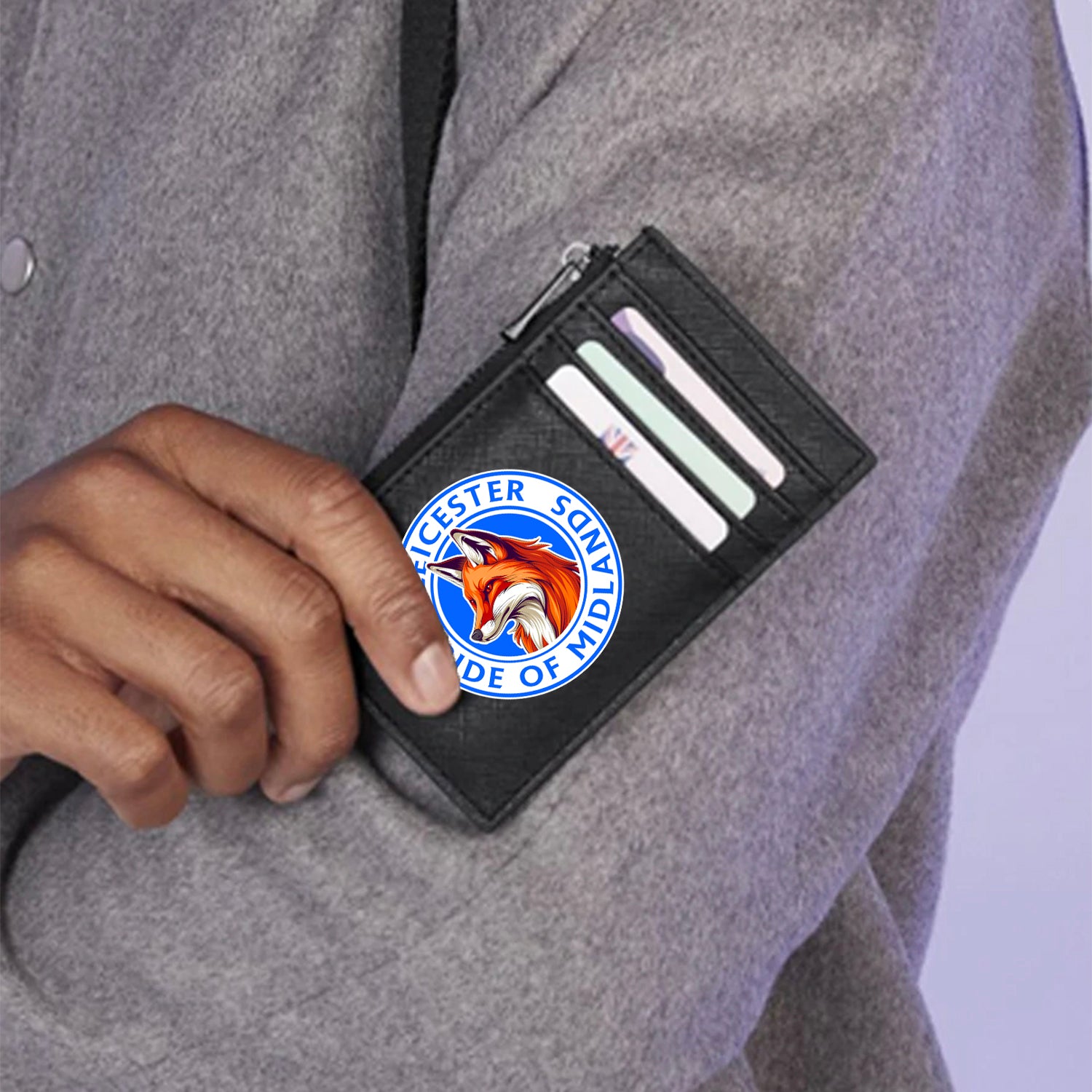 Leicester Crest Card Holder