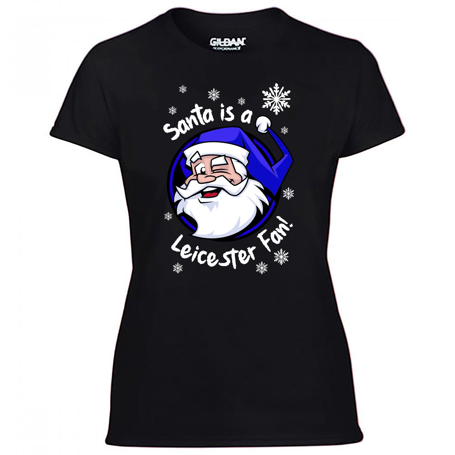 Santa Is A Leicester Fan! Women's Tshirt