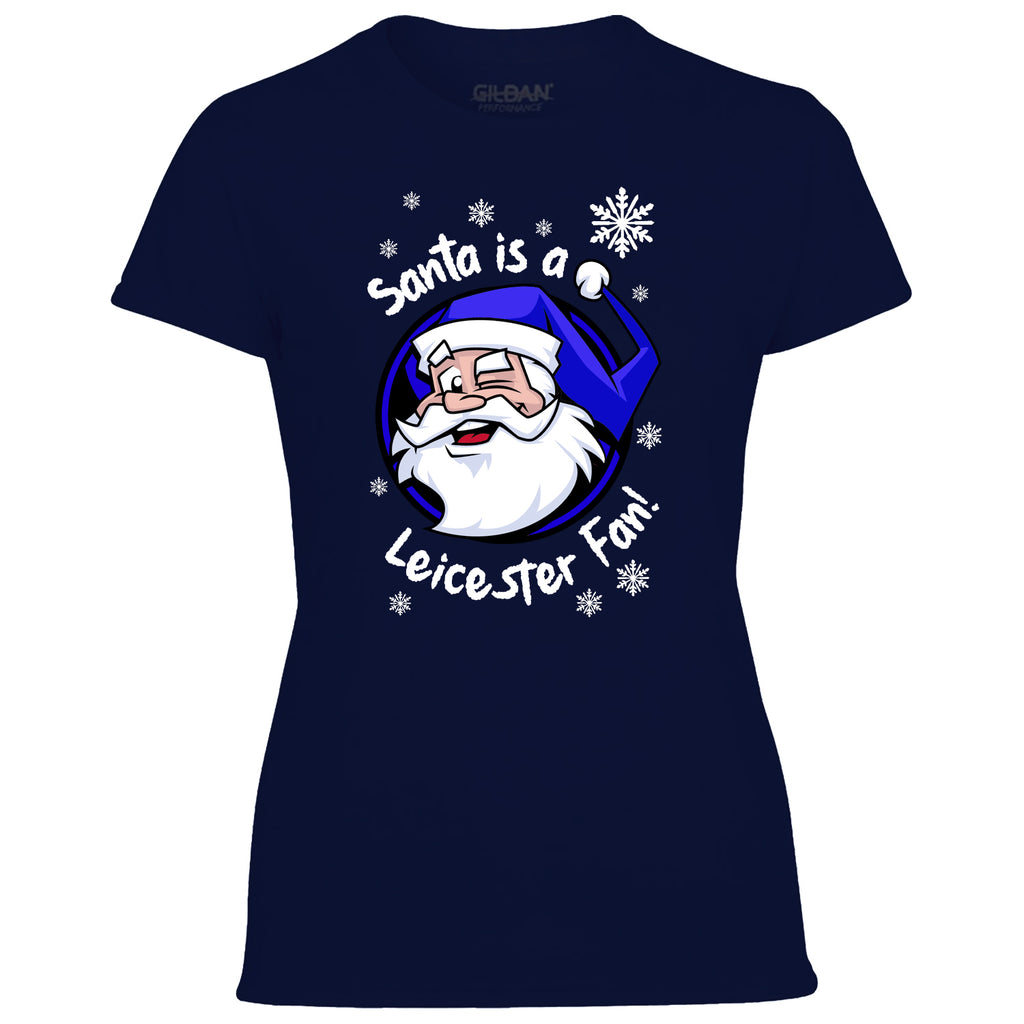 Santa Is A Leicester Fan! Women's Tshirt