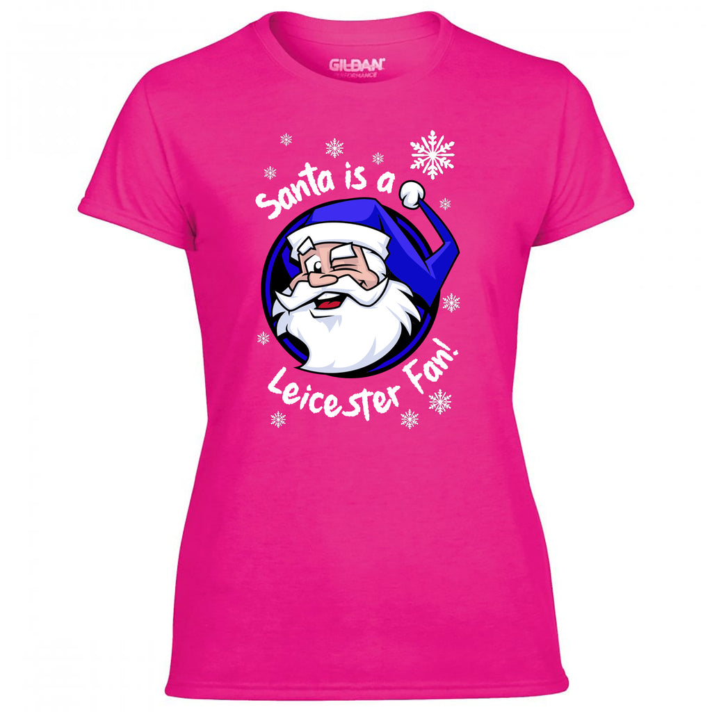 Santa Is A Leicester Fan! Women's Tshirt