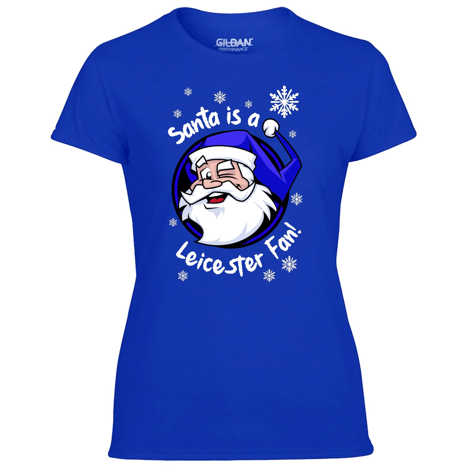 Santa Is A Leicester Fan! Women's Tshirt