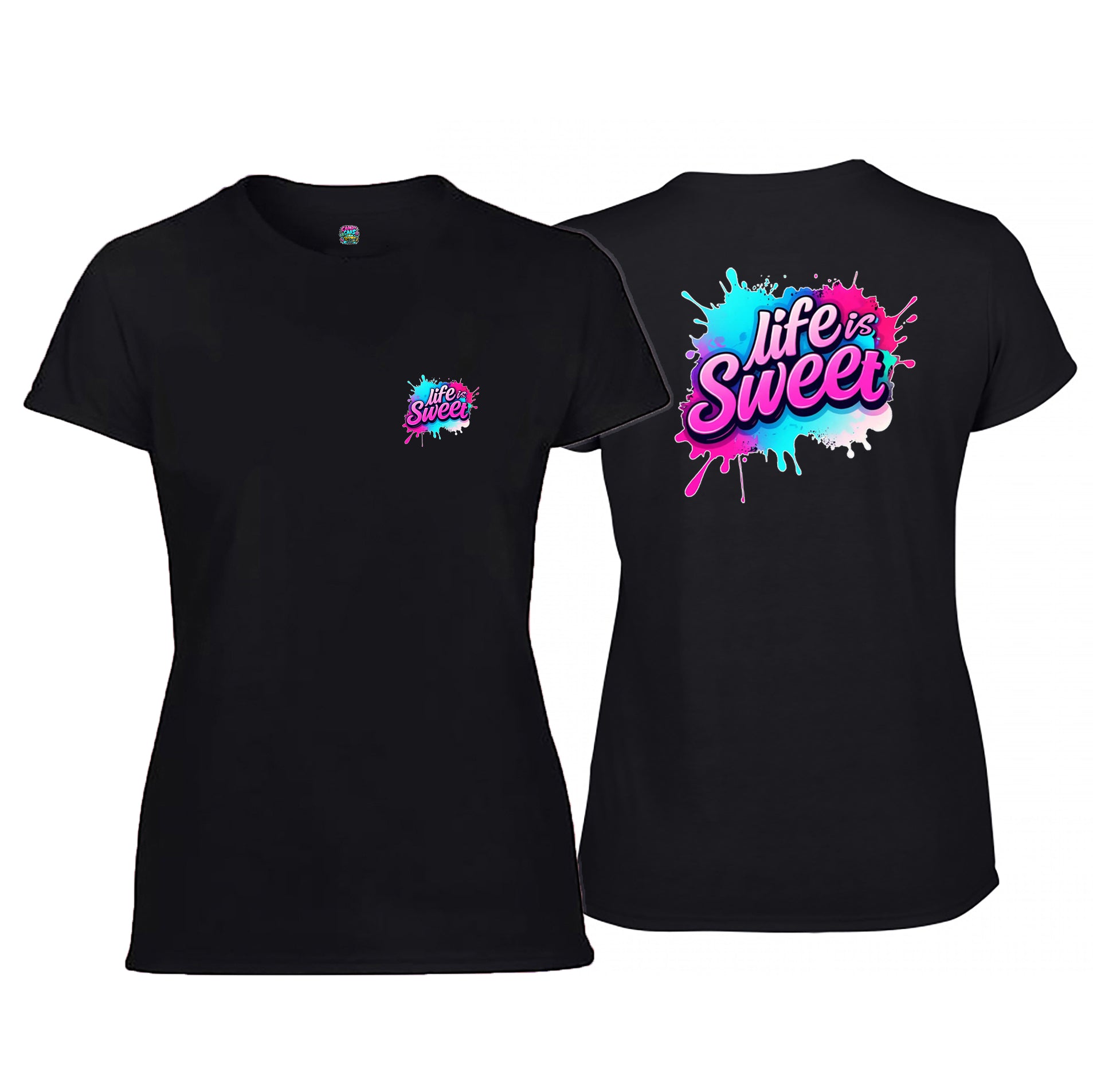 Candy Cabs Life Is Sweet Women's Tshirt