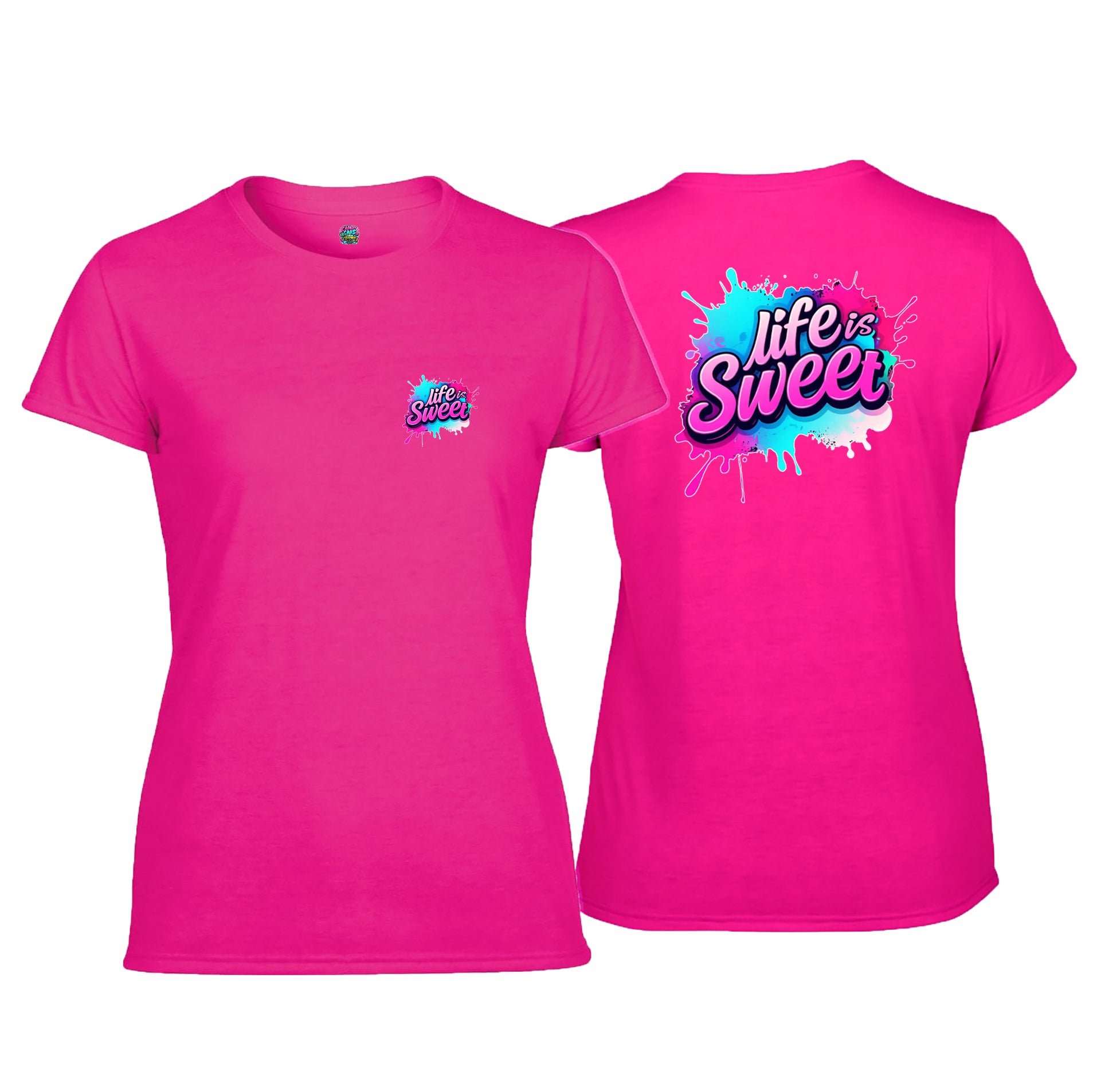 Candy Cabs Life Is Sweet Women's Tshirt