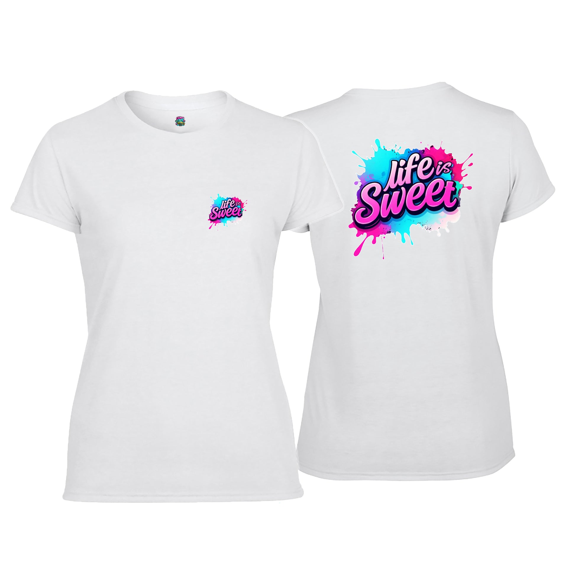 Candy Cabs Life Is Sweet Women's Tshirt