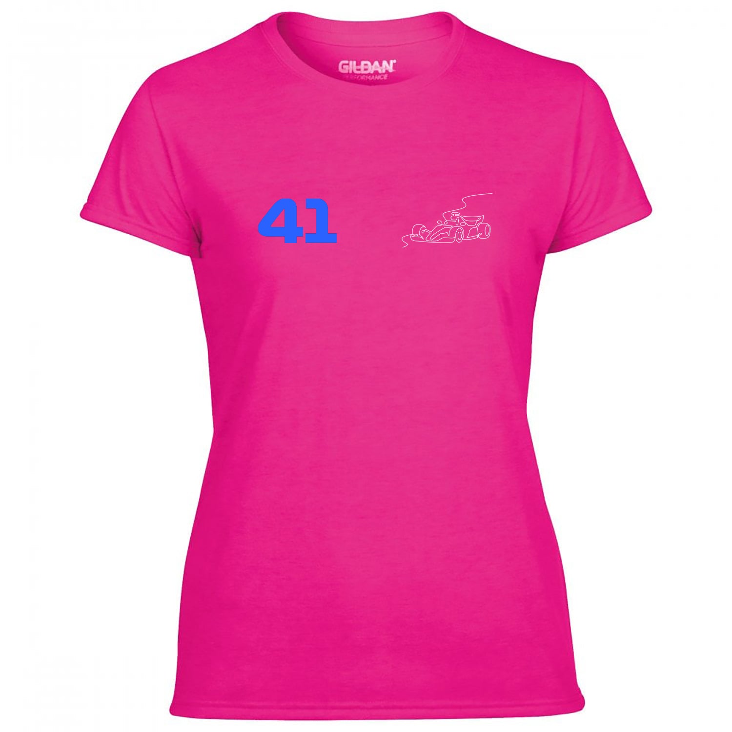 Race Car Driver 41 Pocket Abstract Women's Tshirt