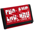 England St George Flag 'Love It Or Leave It' Wallet