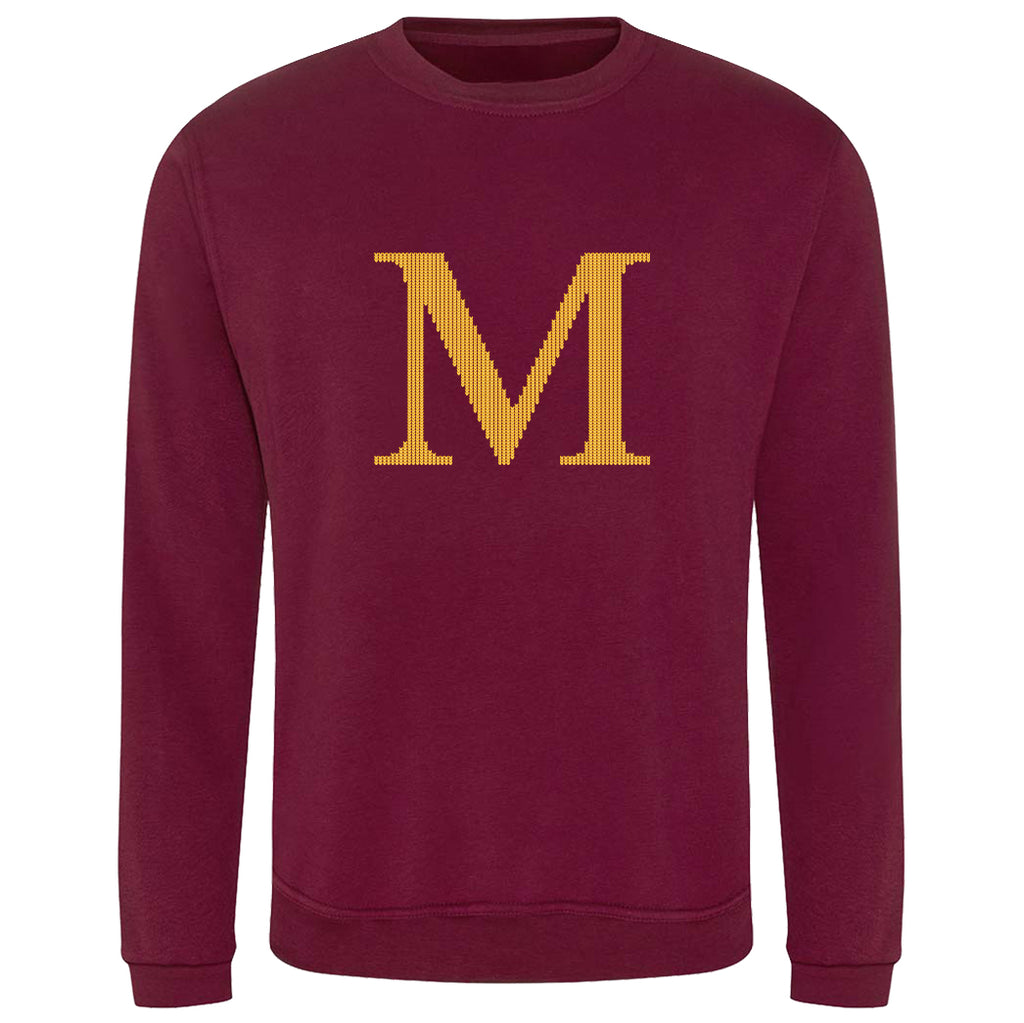 Mrs Weasley's Claret Adult's Christmas Jumper Sweatshirt