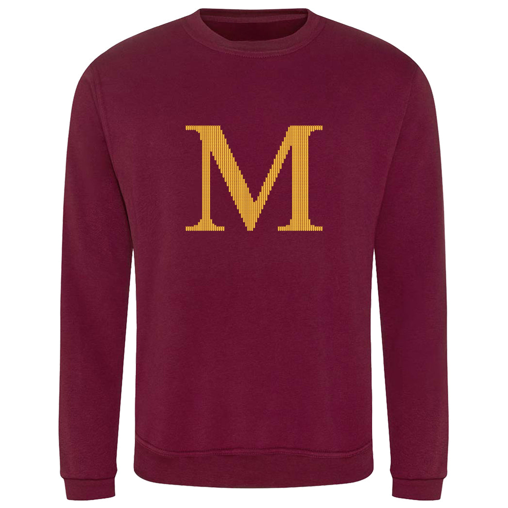 Mrs Weasley's Claret Adult's Christmas Jumper Sweatshirt