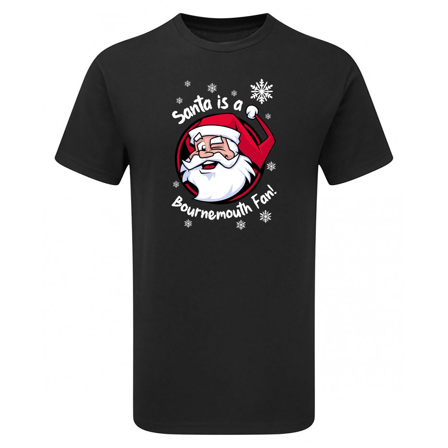 Santa Is A Bournemouth Fan! Men's Tshirt