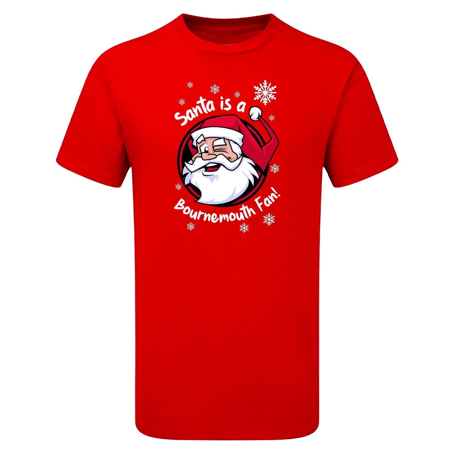 Santa Is A Bournemouth Fan! Men's Tshirt