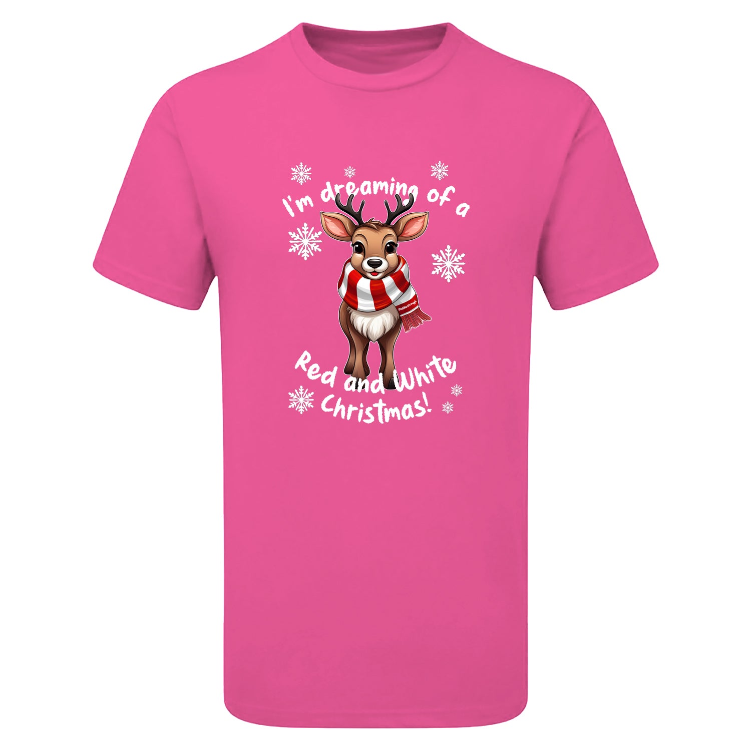 Middlesborough Red & White Christmas Reindeer Children's Tshirt
