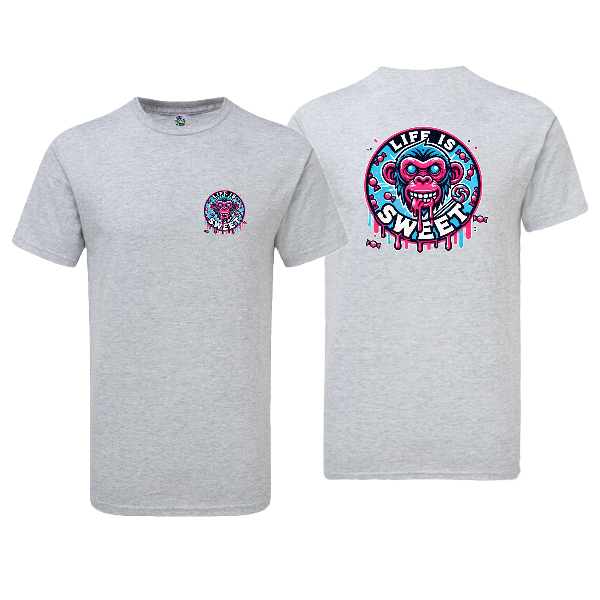 Candy Cabs Life Is Sweet 'Monkey' Men's Tshirt