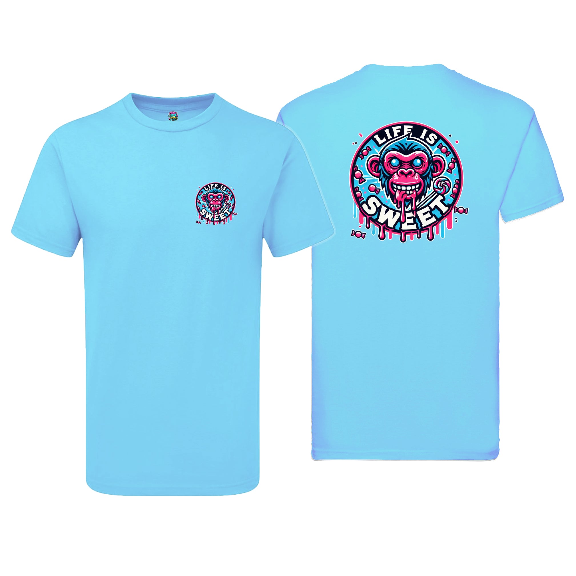 Candy Cabs Life Is Sweet 'Monkey' Men's Tshirt