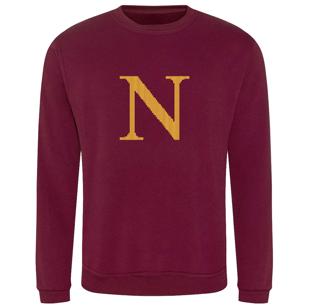 Mrs Weasley's Claret Adult's Christmas Jumper Sweatshirt