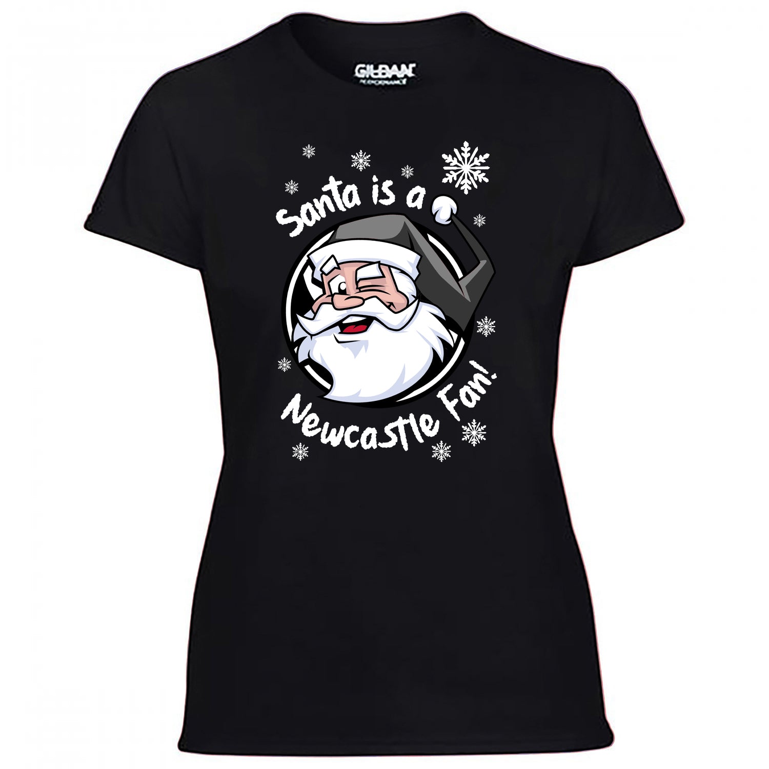 Santa Is A Newcastle Fan! Women's Tshirt