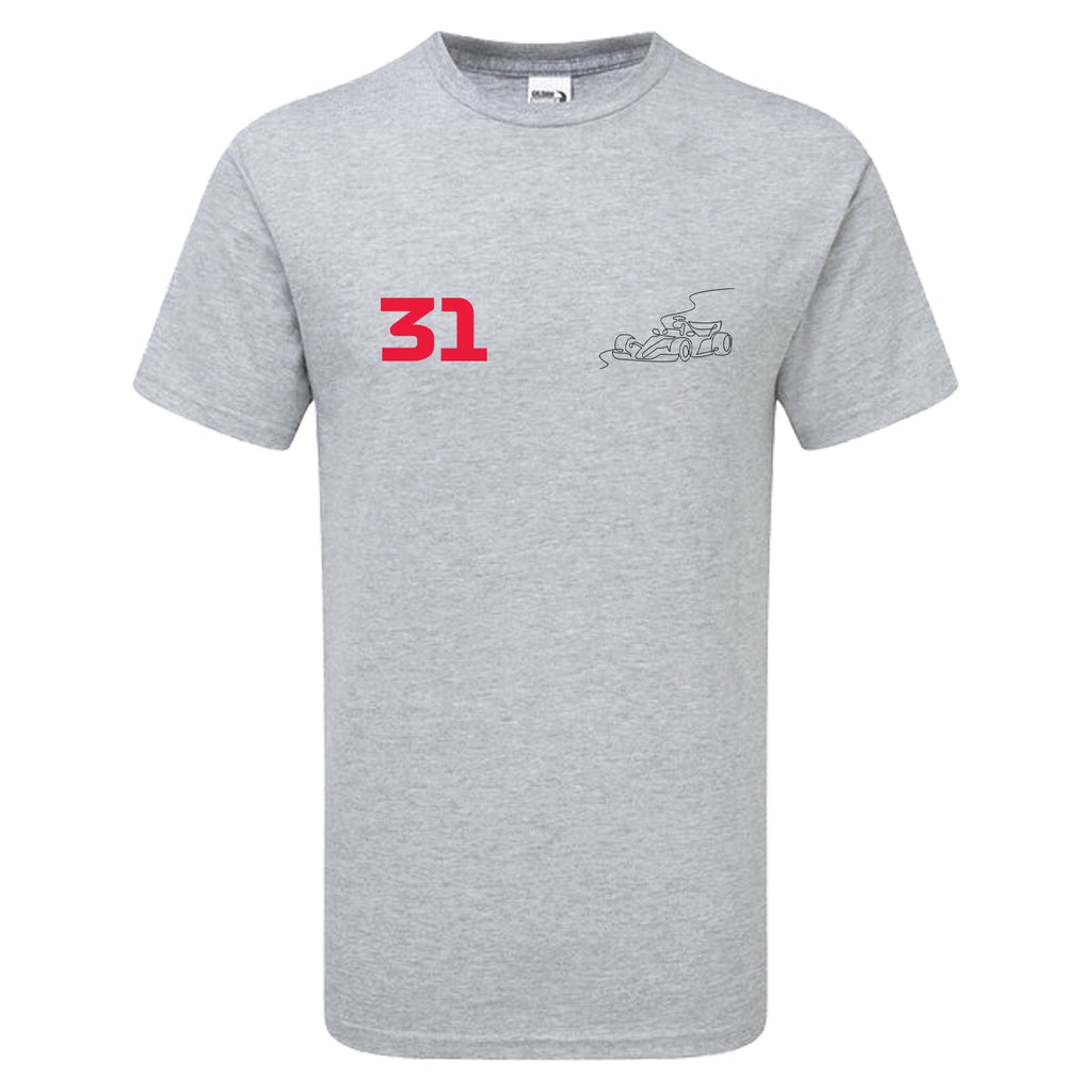 Race Car Driver 31 Pocket Abstract Children's Tshirt