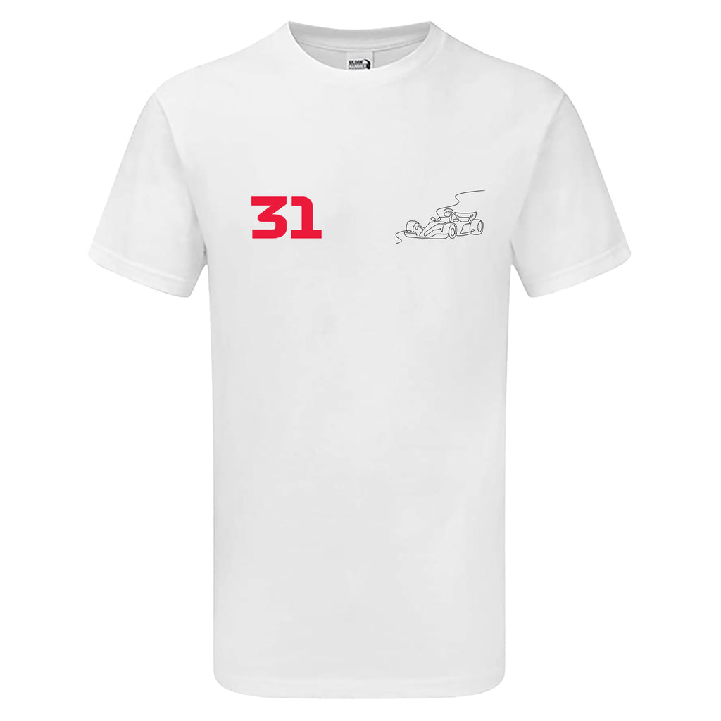Race Car Driver 31 Pocket Abstract Children's Tshirt