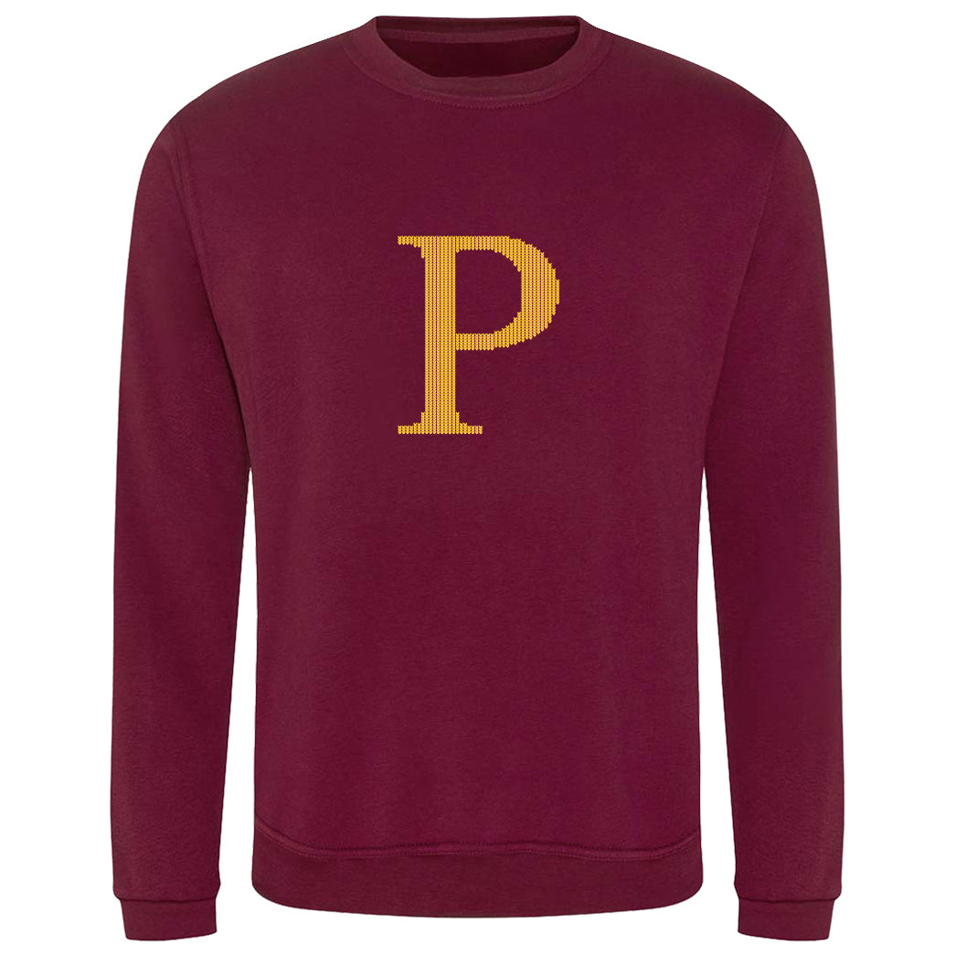 Mrs Weasley's Claret Adult's Christmas Jumper Sweatshirt