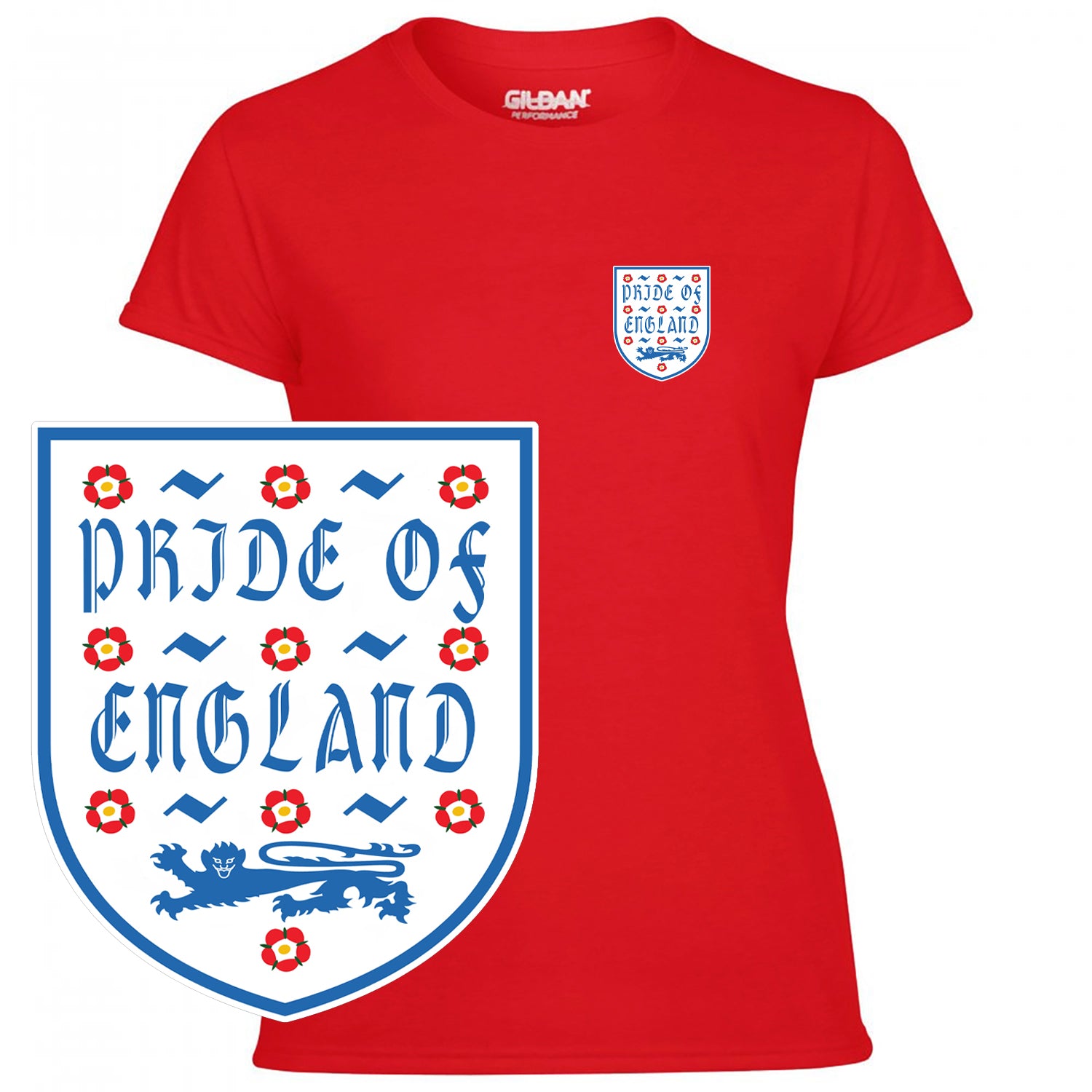 England Pocket Crest Women's Tshirt