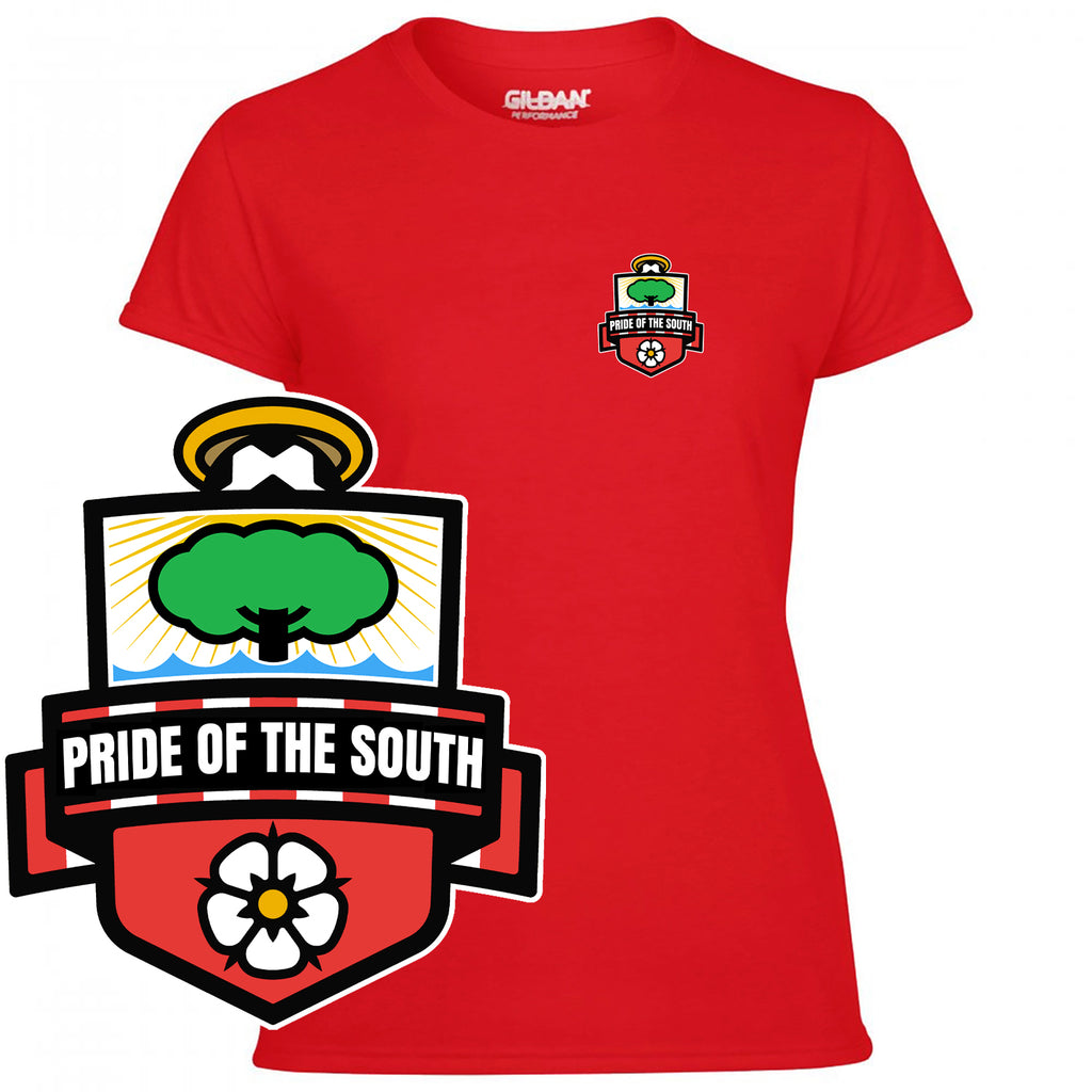 Pride Of The South Pocket Crest Women's Tshirt