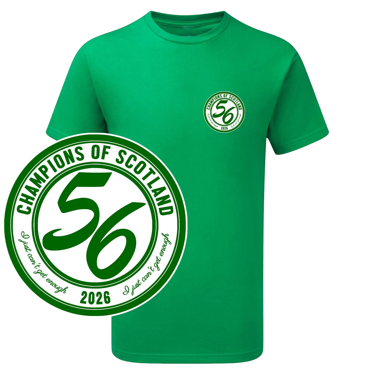 Celts Champions 56 Times Pocket Crest Children's Tshirt