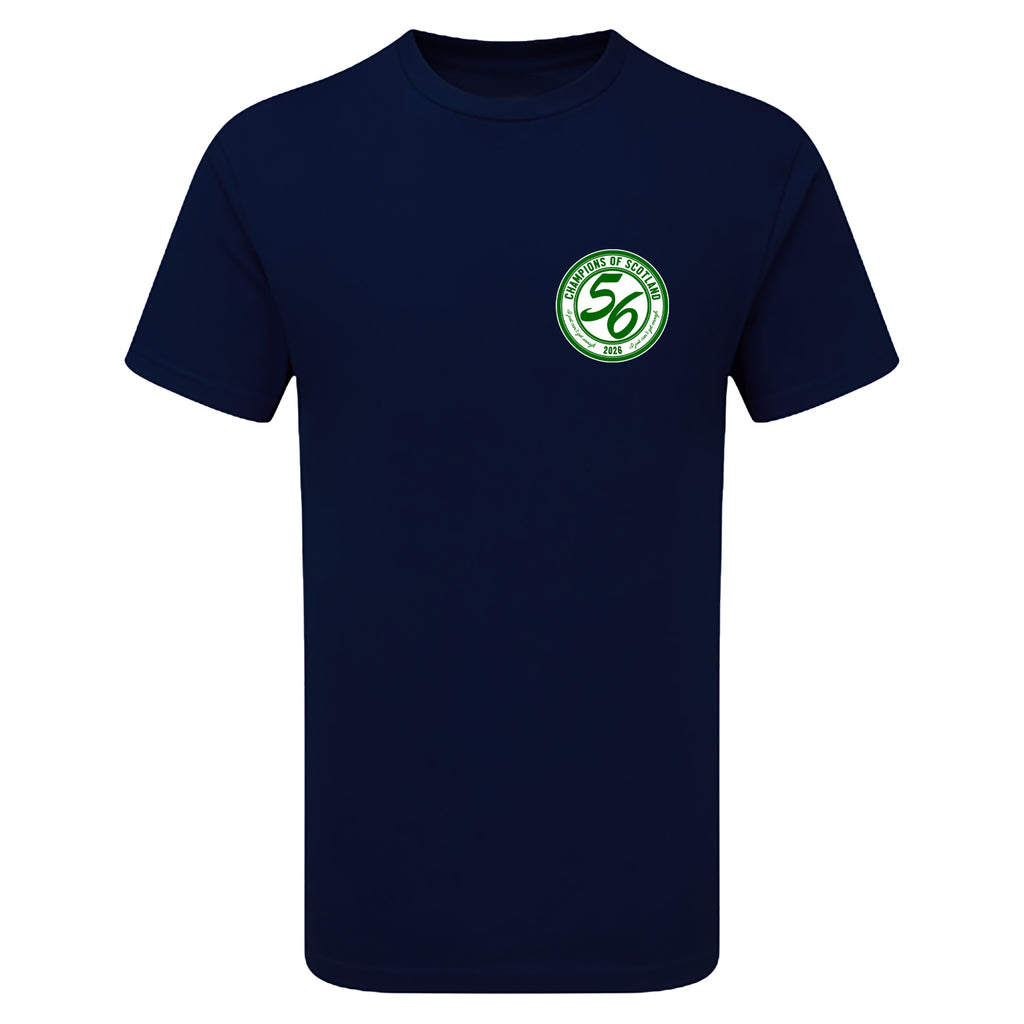 Celts Champions 56 Times Pocket Crest Men's Tshirt
