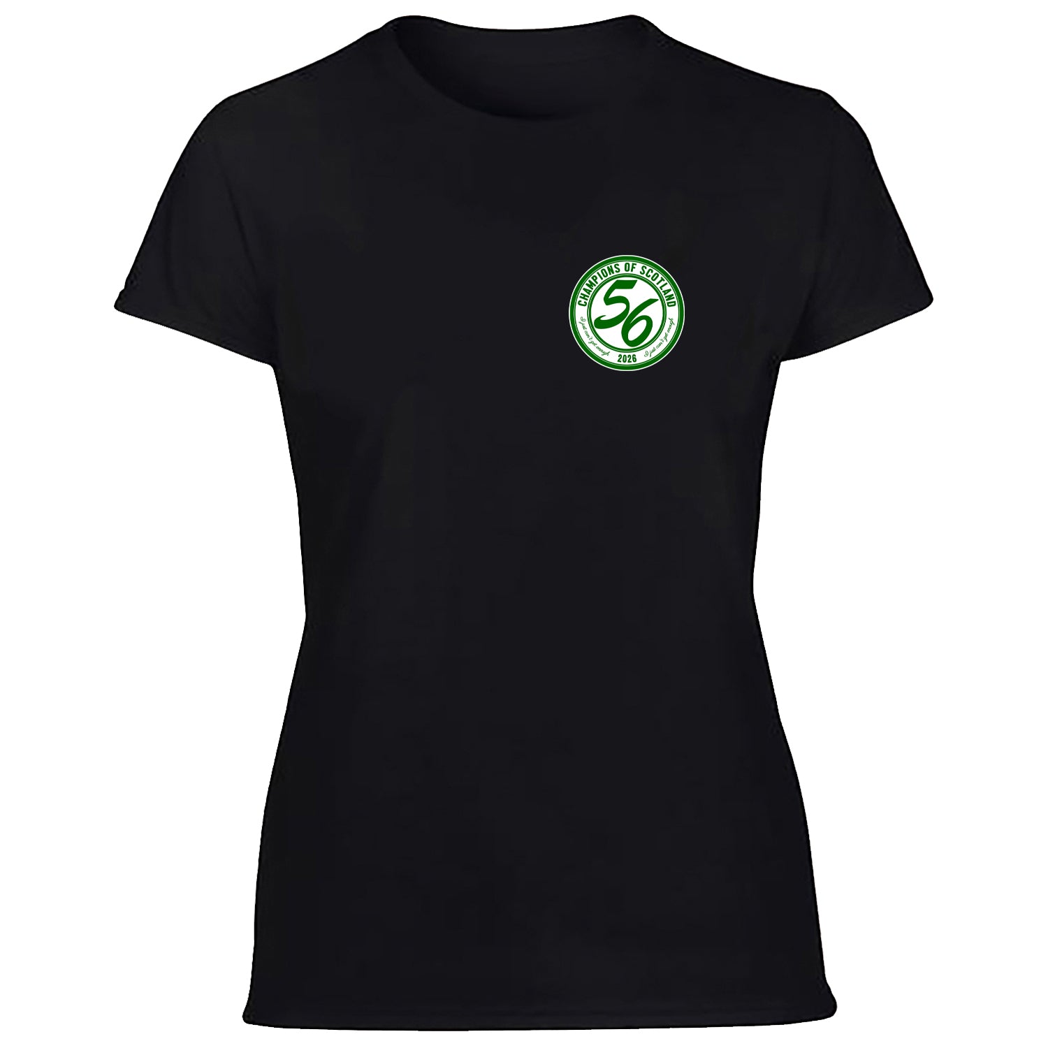 Celts Champions 56 Times Pocket Crest Women's Tshirt