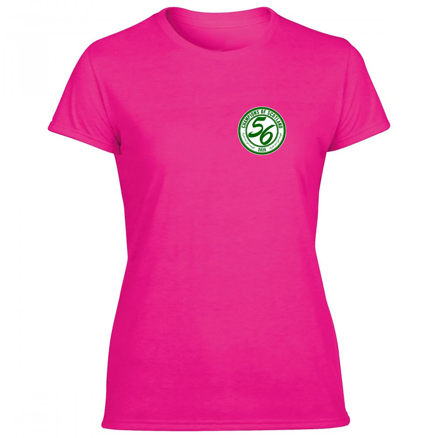 Celts Champions 56 Times Pocket Crest Women's Tshirt