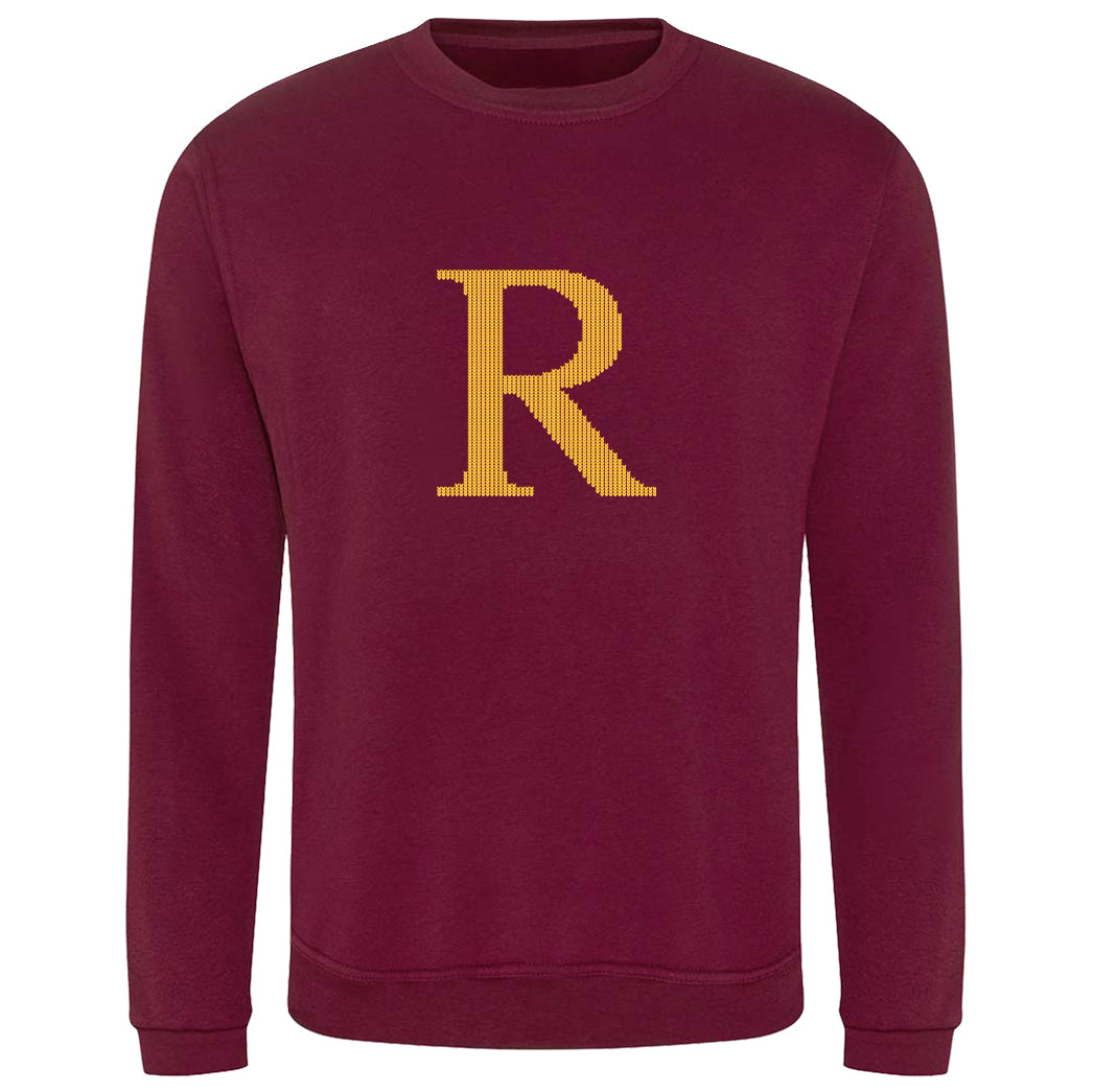 Mrs Weasley's Claret Adult's Christmas Jumper Sweatshirt