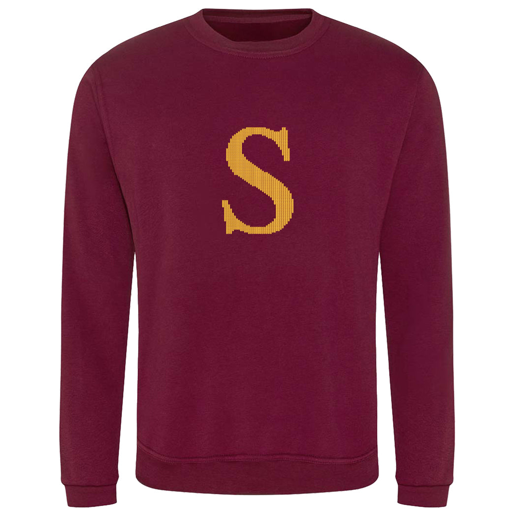 Mrs Weasley's Claret Adult's Christmas Jumper Sweatshirt