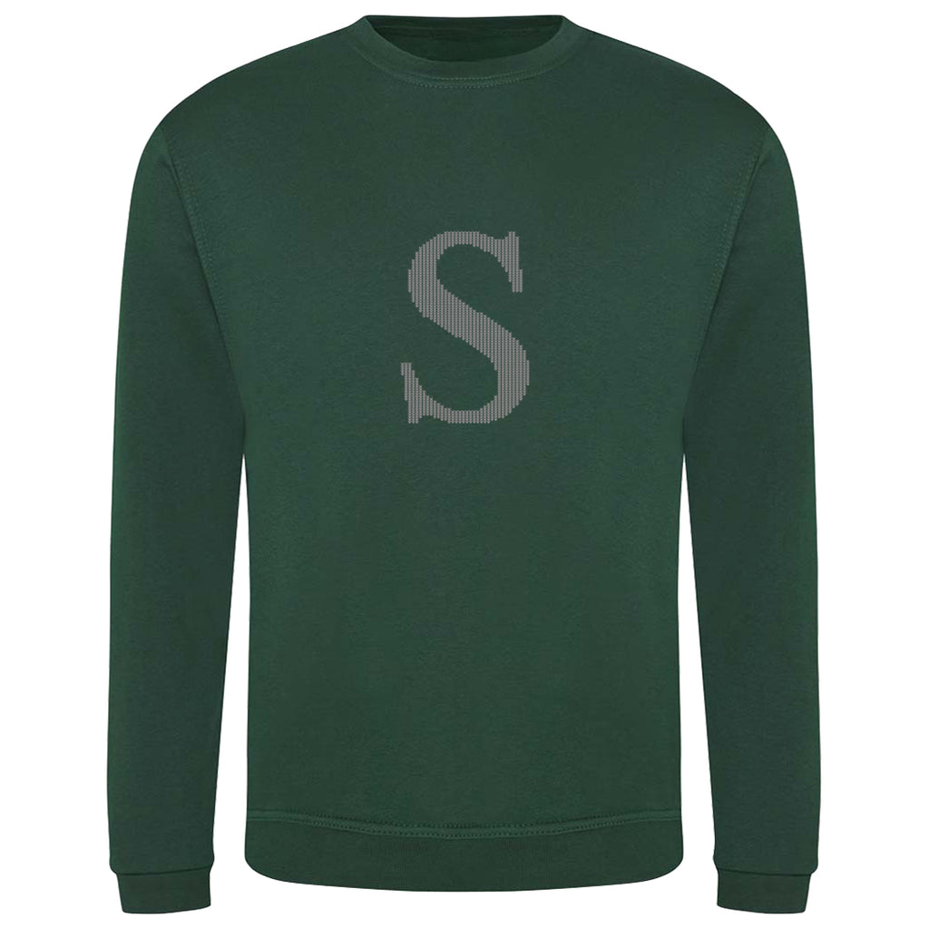 Mrs Weasley's Bottle Green Children's Christmas Jumper Sweatshirt