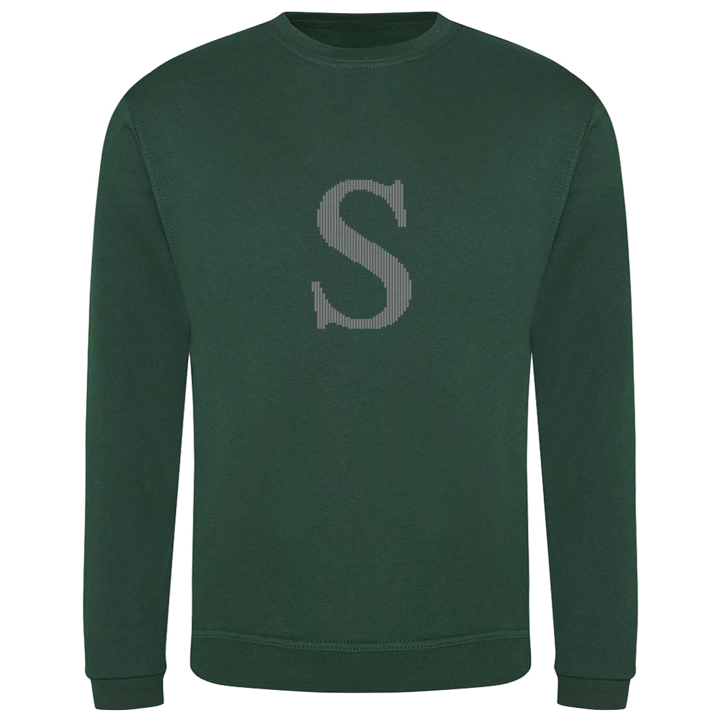 Mrs Weasley's Bottle Green Children's Christmas Jumper Sweatshirt
