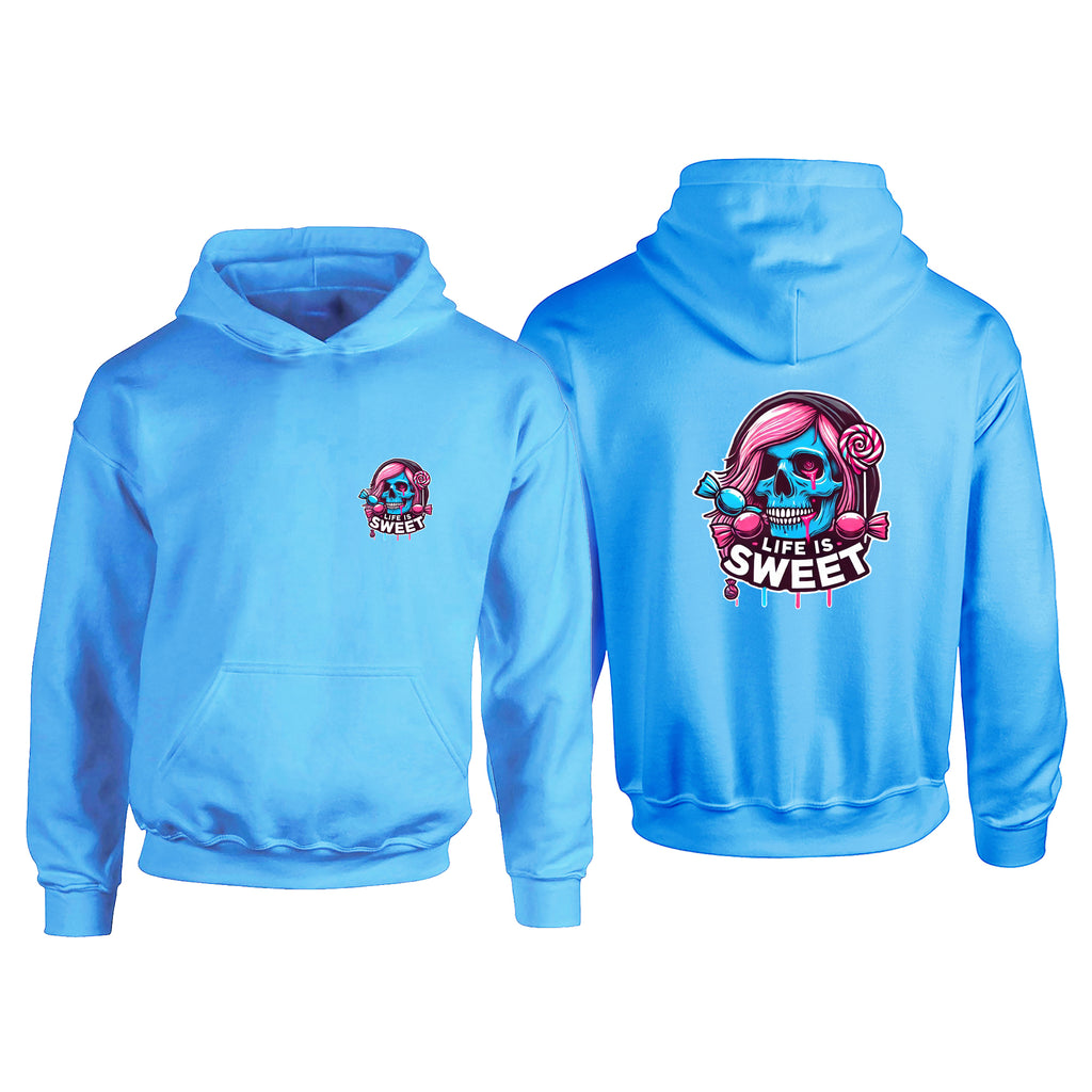Candy Cabs Life Is Sweet 'Skull' (Long Hair) Children's Hoodie