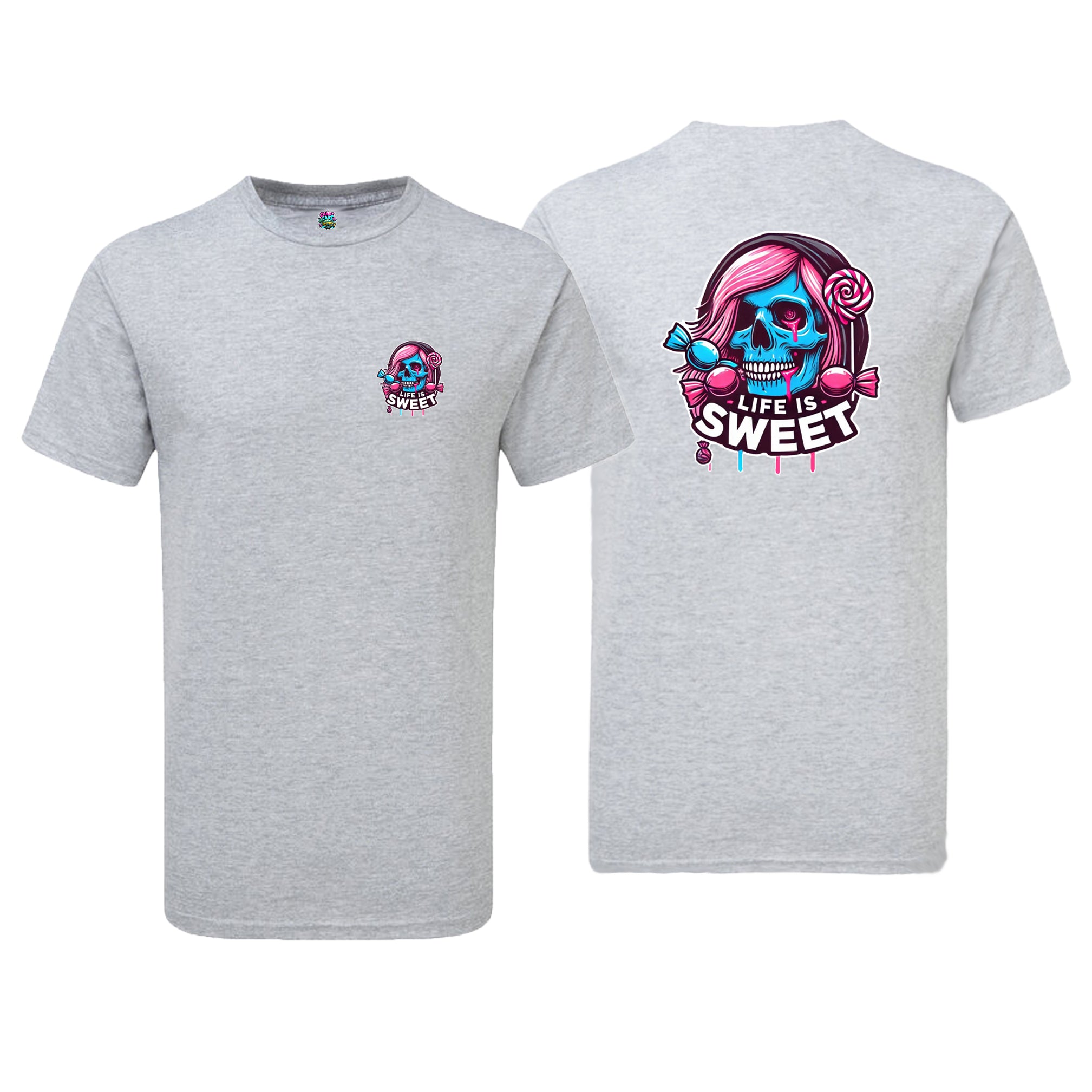 Candy Cabs Life Is Sweet 'Skull' (Long Hair) Children's Tshirt