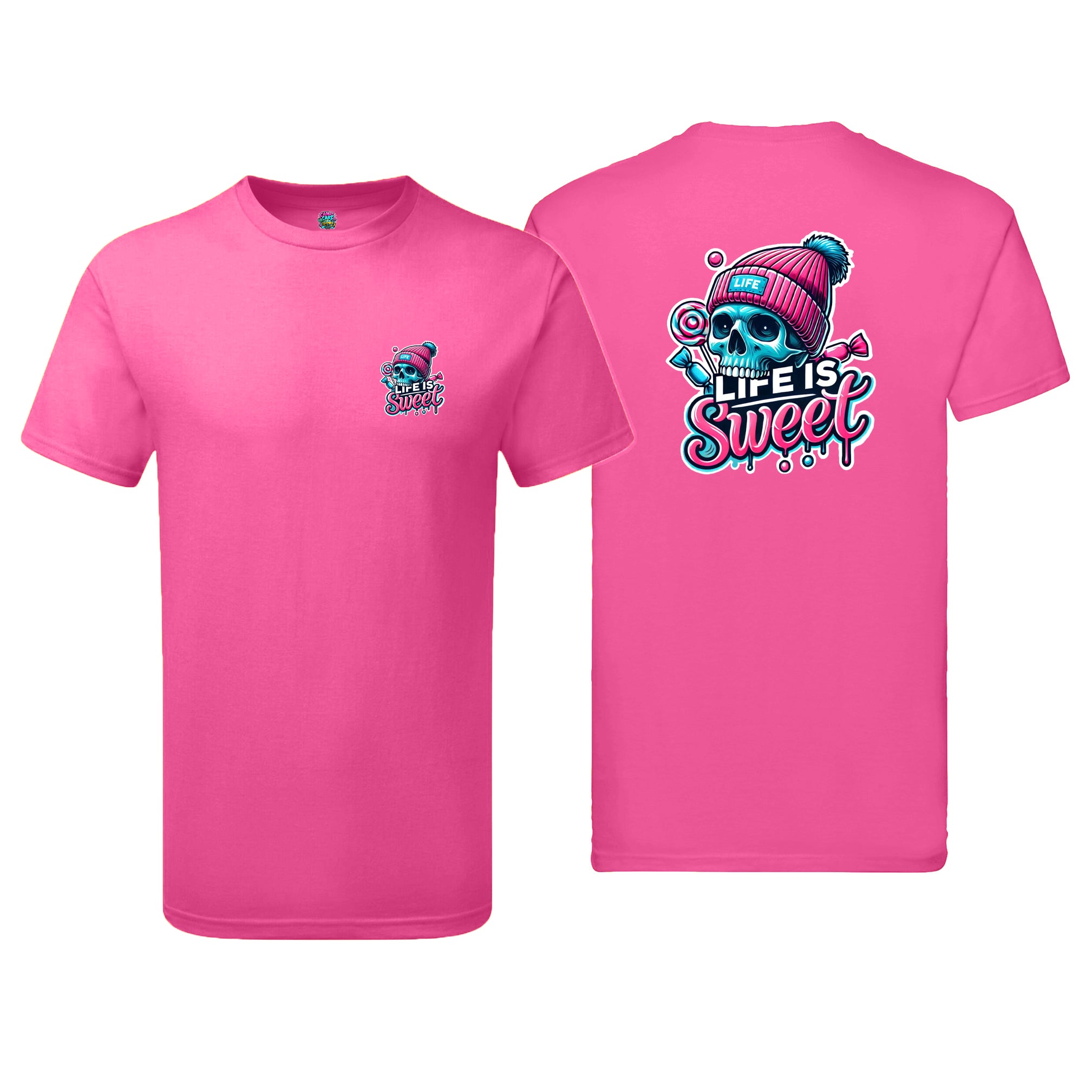Candy Cabs Life Is Sweet 'Skull' (Bobble Hat) Children's Tshirt