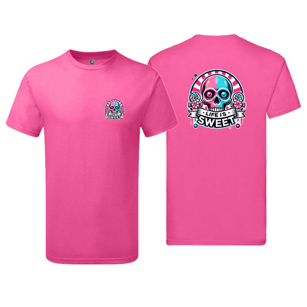 Candy Cabs Life Is Sweet 'Skull' (Stripes) Children's Tshirt