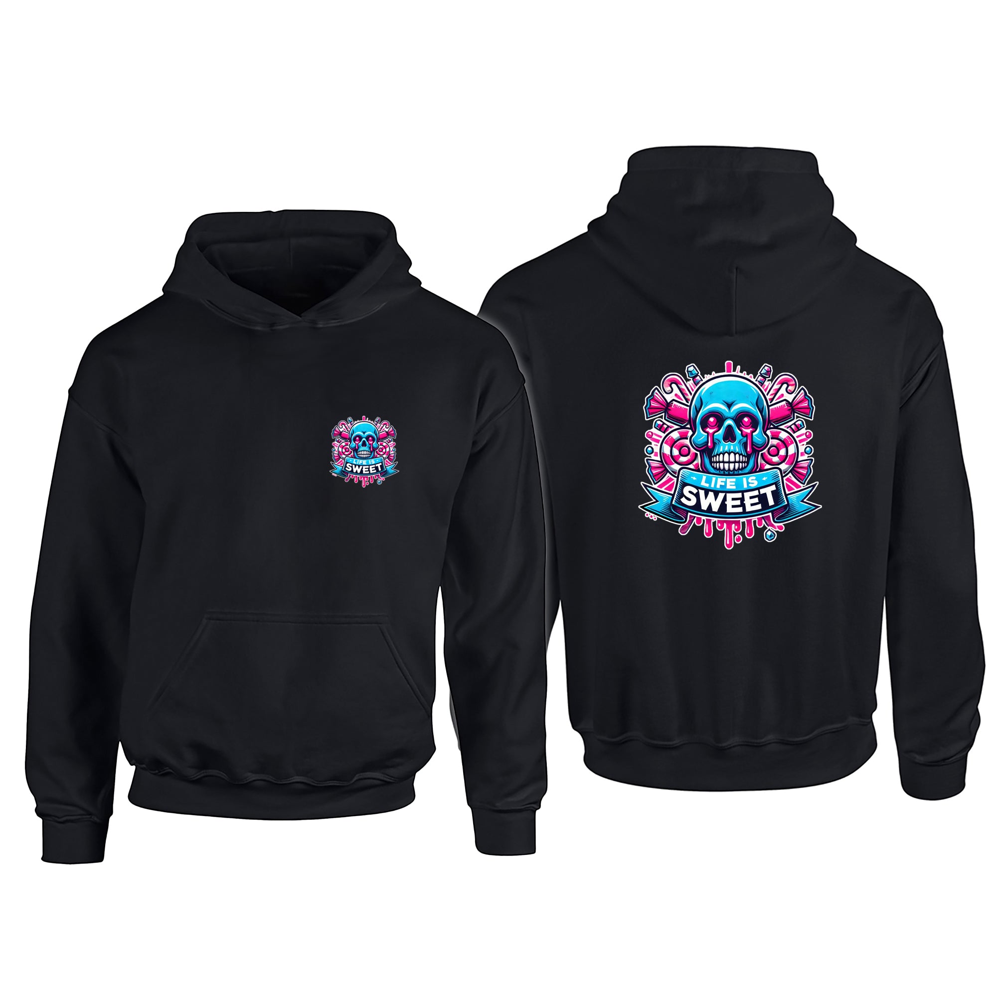 Candy Cabs Life Is Sweet 'Skull' (Sweets) Children's Hoodie