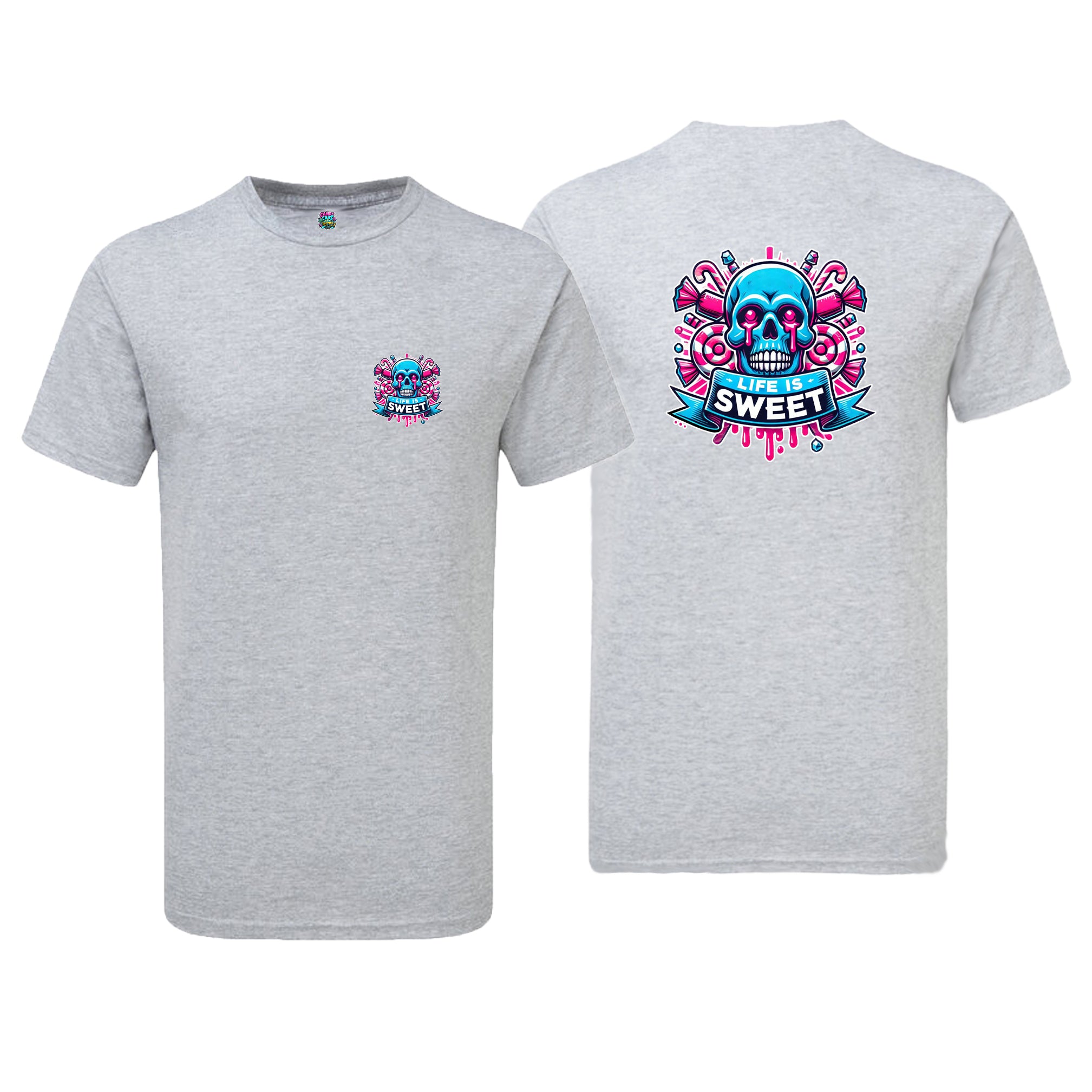 Candy Cabs Life Is Sweet 'Skull' (Sweets) Men's Tshirt