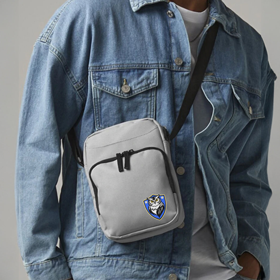 Owls Crest Across Body Bag